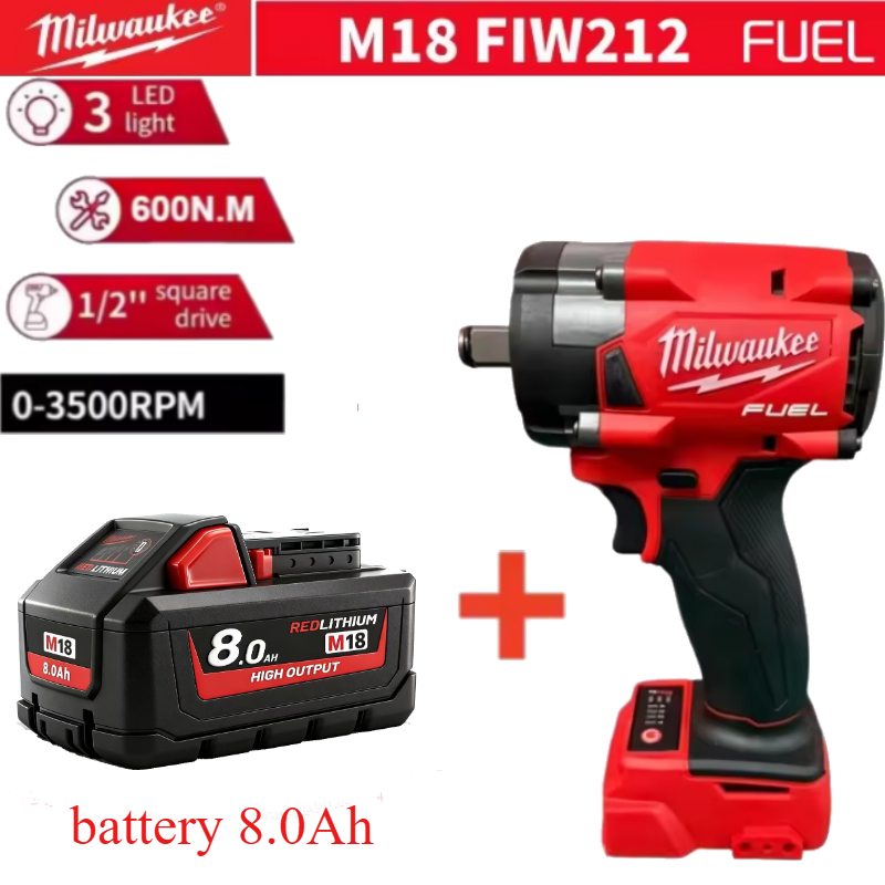 Klucz udarowy Milwaukee FIW212 – Milwaukee Drill M18 Fuel recenzja i cena