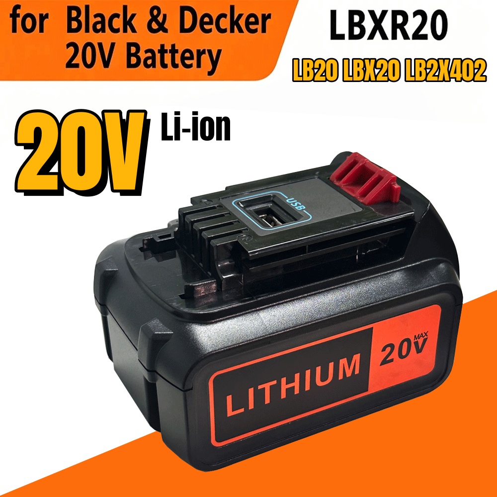 ?️   20V 8Ah LBX20 Zamiennik b – Black+Decker Tool 20V Max recenzja i cena